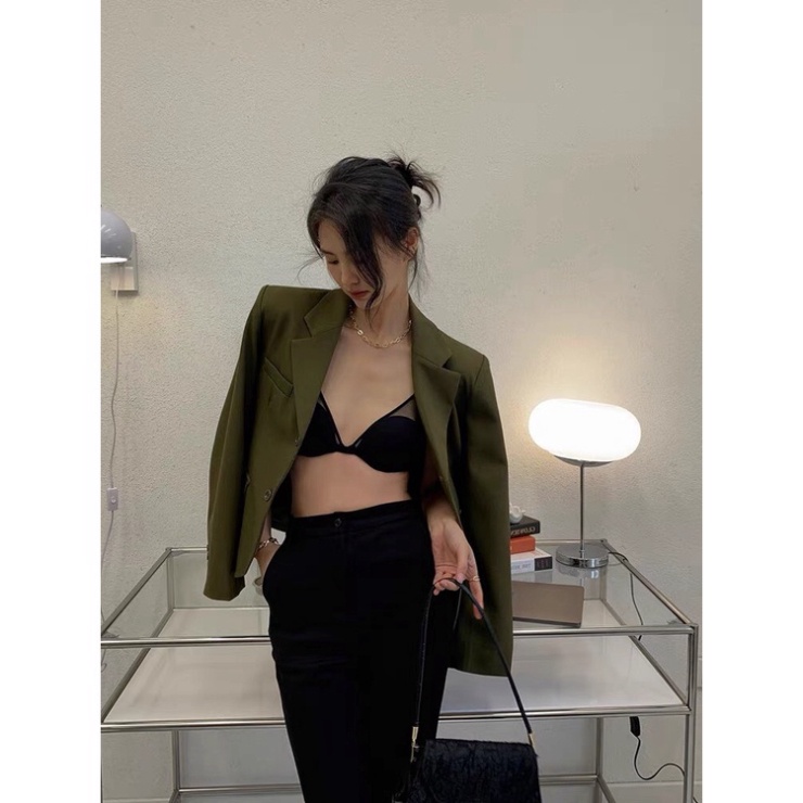 Áo lót nữ dây mảnh viền lưới nâng ngực sexy phong phú và đa dạng kiểu phối dây Nội y xanh chất đẹp deal xịn sexy