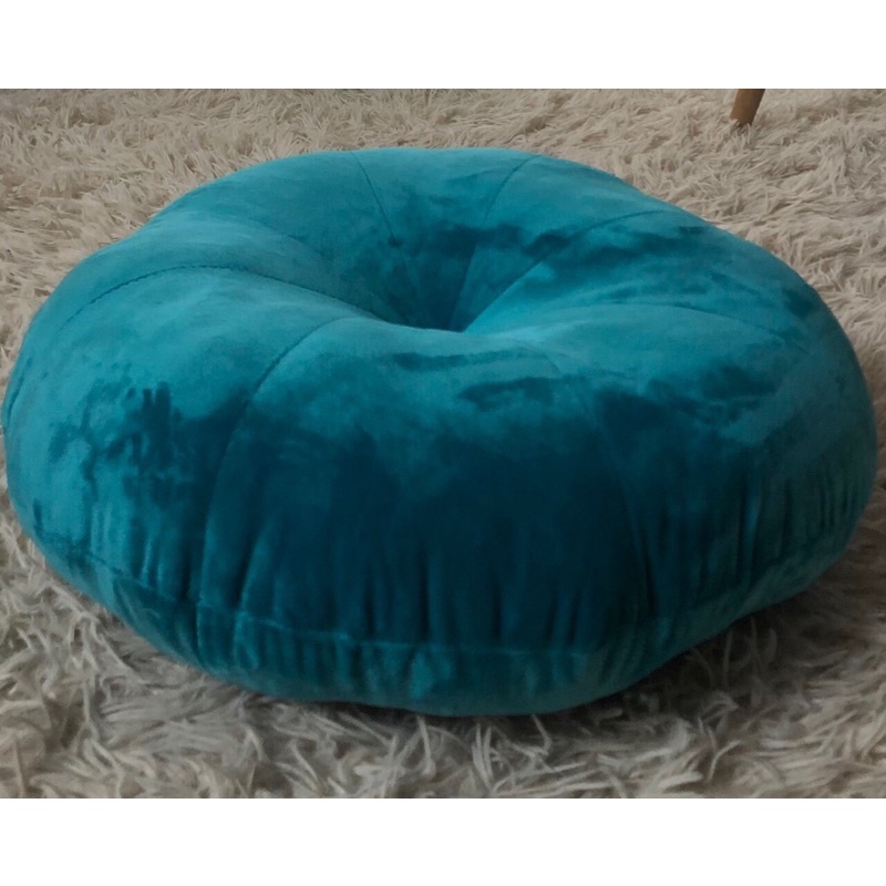 Đệm ngồi bệt  hình tròn bí ngô kiểu dáng mới 45cm vải nỉ nhung mềm mịn chuyên decor phòng khách