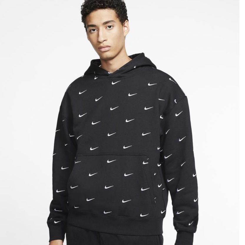 Áo Hoodie Nike Swoosh Thêu Full Vải Nỉ Hàng về Chuẩn Đẹp