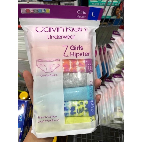 SET 7 QUẦN CHIP BÉ GÁI CALVIN KLEIN MỸ