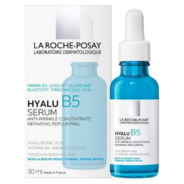 [CHÍNH HÃNG] Dưỡng chất chuyên sâu giúp hỗ trợ quá trình tái tạo da La Roche Posay Hyalu B5 Serum 30ml tặng mặt nạ Derma