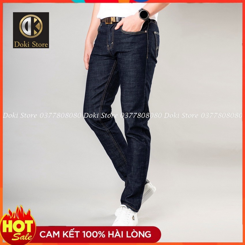 Quần Jean Nam Cao Cấp Xám Đen, Quần Bò Nam Chất Vải Co Giãn Thoải Mái, DOKI XT-04 | BigBuy360 - bigbuy360.vn