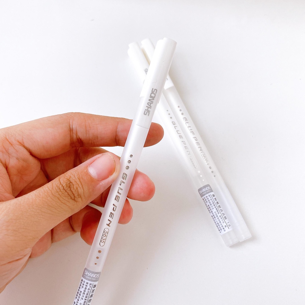 [Có sẵn] Bút Keo Dán Với Nhiều Màu Sắc Độc Đáo Bút Chấm Keo Làm Đồ Thủ Công, Dán Giấy Ghi Chú -  Hidari