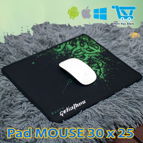 Bộ Di Chuột Mouse Pad Razer (may viền)