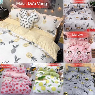 Bộ Chăn Ga Gối Cotton Poly Nhập - chọn mẫu inbox.
