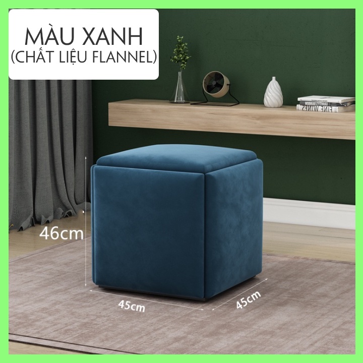 Sản phẩm Ghế Đôn Thông Minh 5 Trong 1,nhập khẩu nguyên chiếc, tiện ích nội thất thông minh.