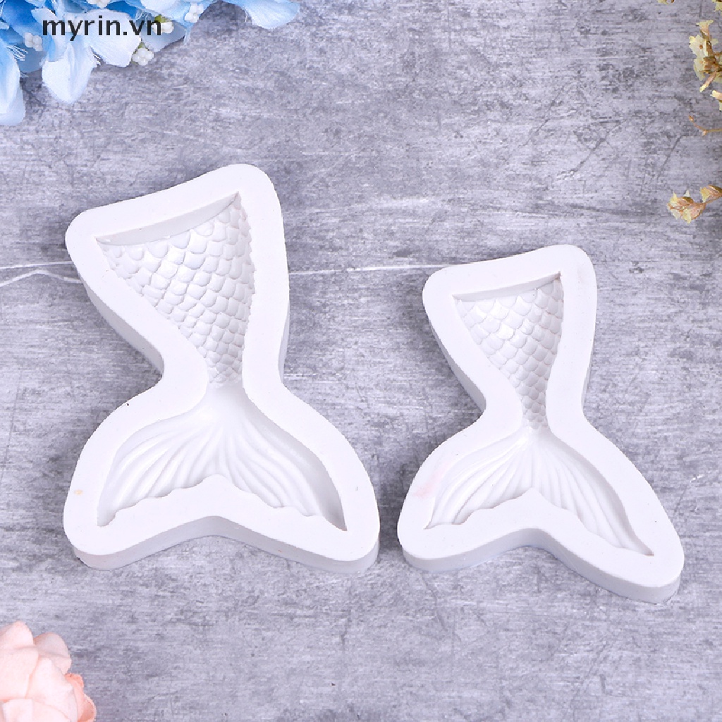 Khuôn silicone Làm Bánh Hình Đuôi Nàng Tiên Cá