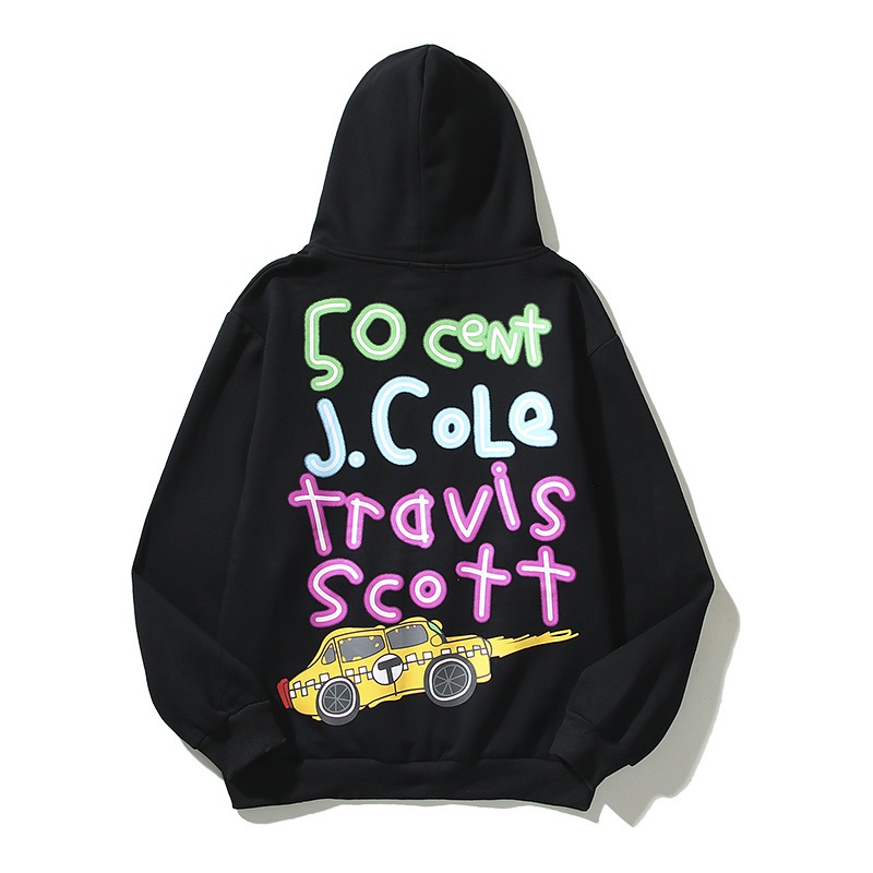 Hàng Bán Chạy Áo Hoodie Thể Thao Cotton Plus Size Tay Dài In Hình Travis Scott Rolling Đơn Giản Cho Nam Và Nữ