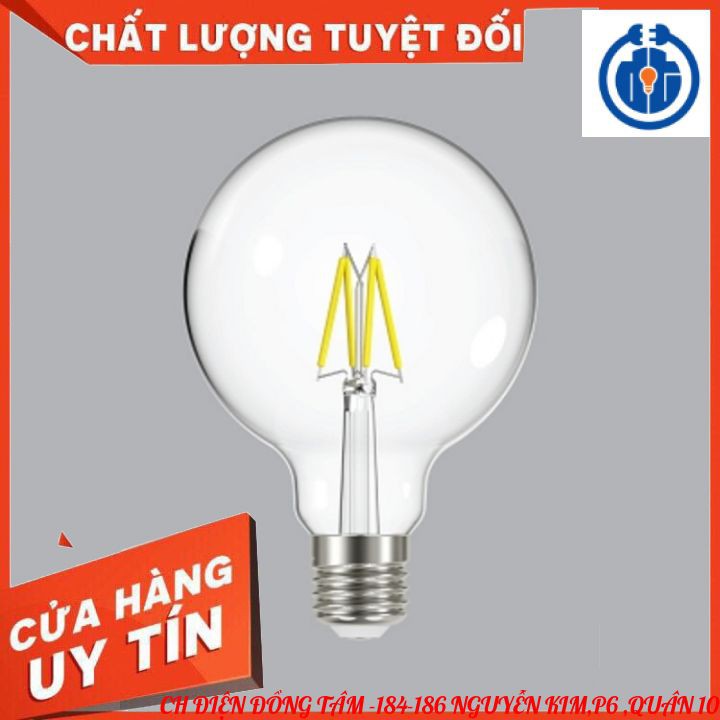 ⚡GIAO HỎA TỐC⚡ Bóng đèn led edison DSY G95 tròn 4W (lớn) - Đèn led trang trí - Đèn quang học.