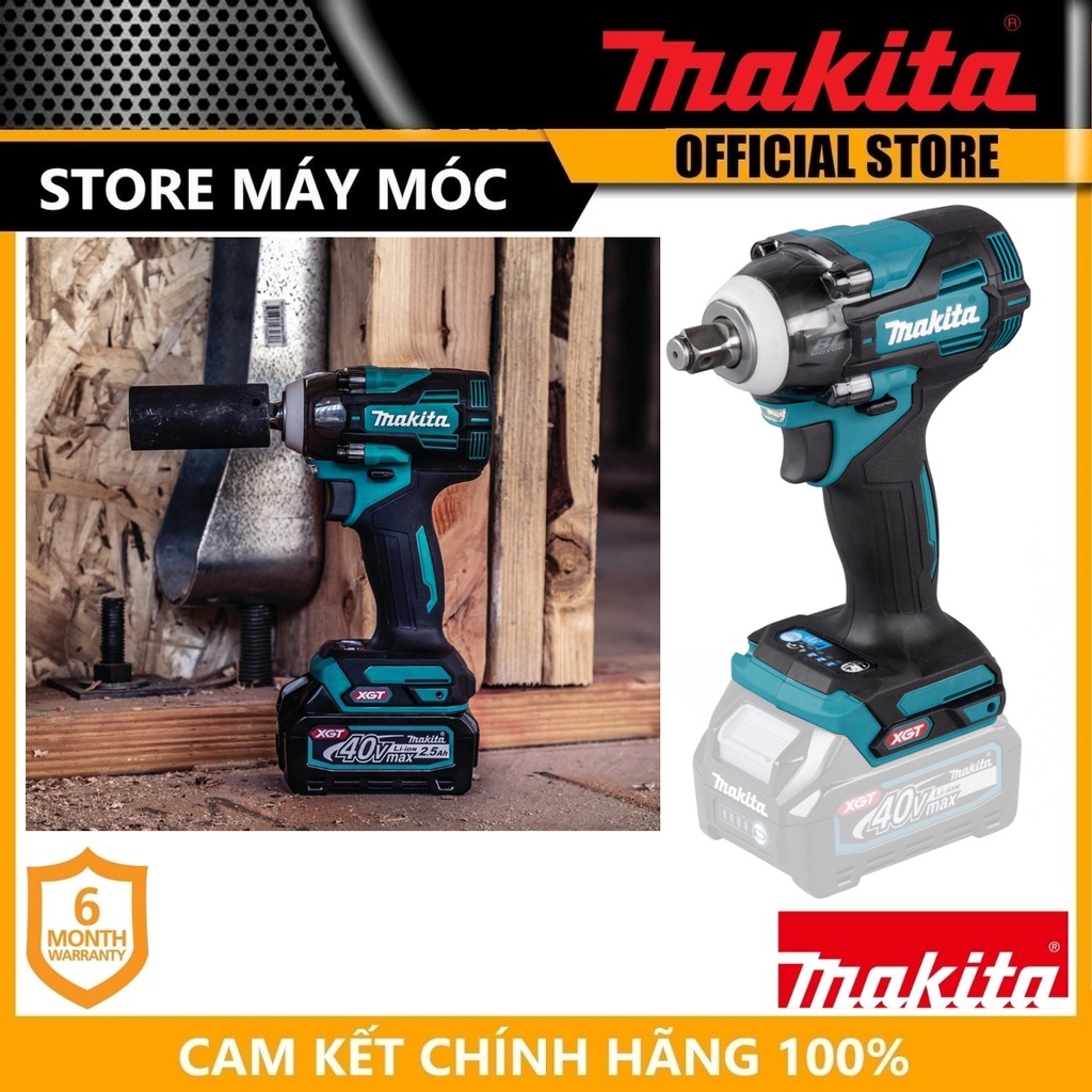MÁY SIẾT BULONG DÙNG PIN 40V MAKITA TW004GZ- HÀNG CHÍNH HÃNG