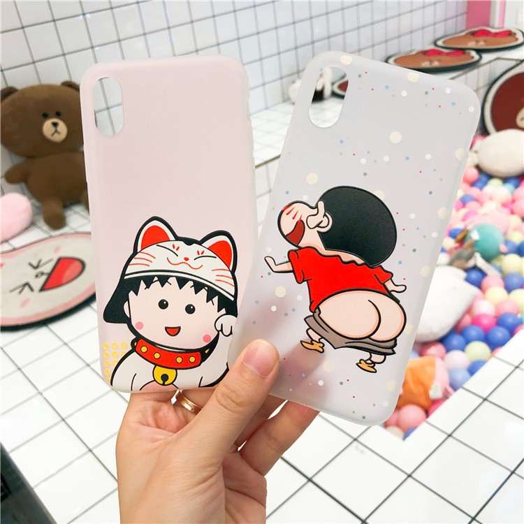 Ốp Lưng Iphone Shin, Maruco - Cho Iphone 6 6s 6Plus 6sPlus 7Plus 8Plus X - (Tặng kèm giá đỡ) | BigBuy360 - bigbuy360.vn