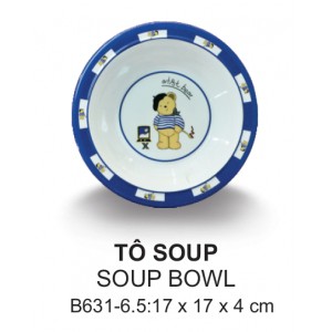 Tô Ăn Dặm cho bé B631 Superware Thái Lan