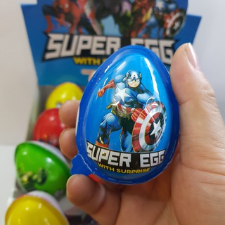 Combo Hộp 24 Trứng Socola Đồ Chơi Thái Lan - Supper Egg