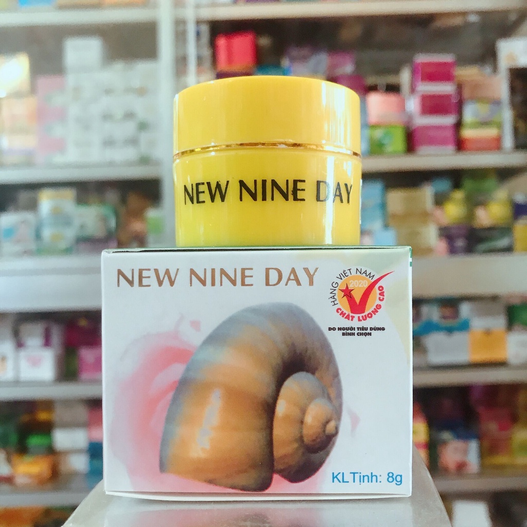Kem ốc sên New nine day 8g dưỡng trắng da ngăn ngừa nám