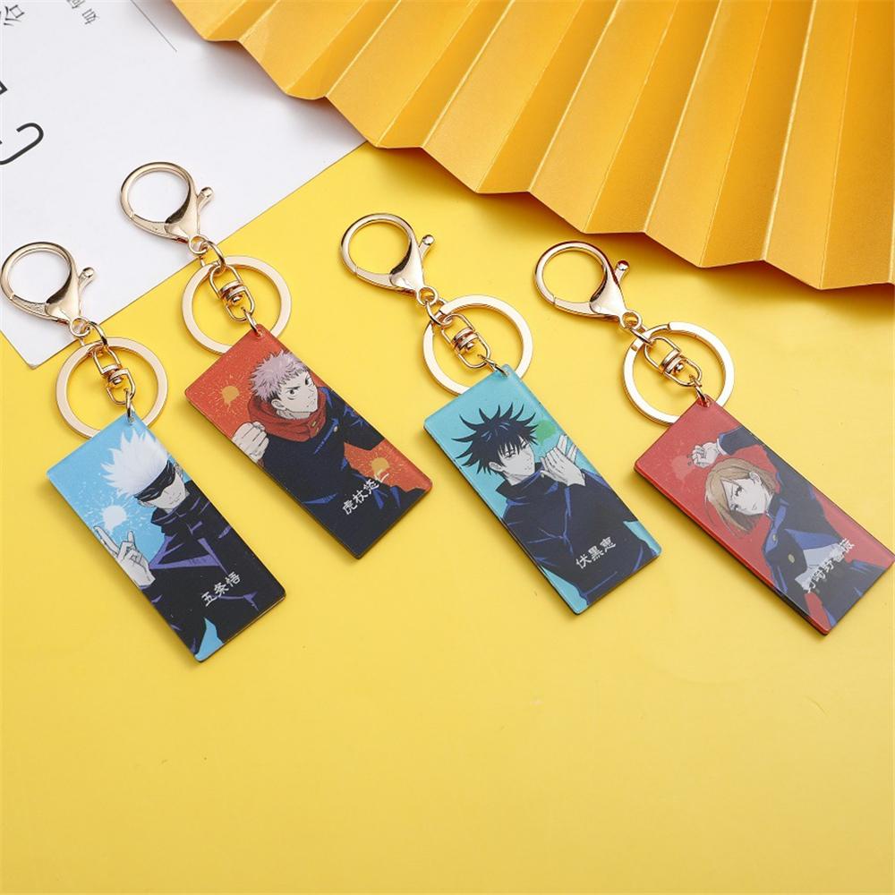 Móc Chìa Khóa Xe Hơi Bằng Acrylic Hình Anime NICKOLAS Jujutsu Kaisen Gojou Satoru