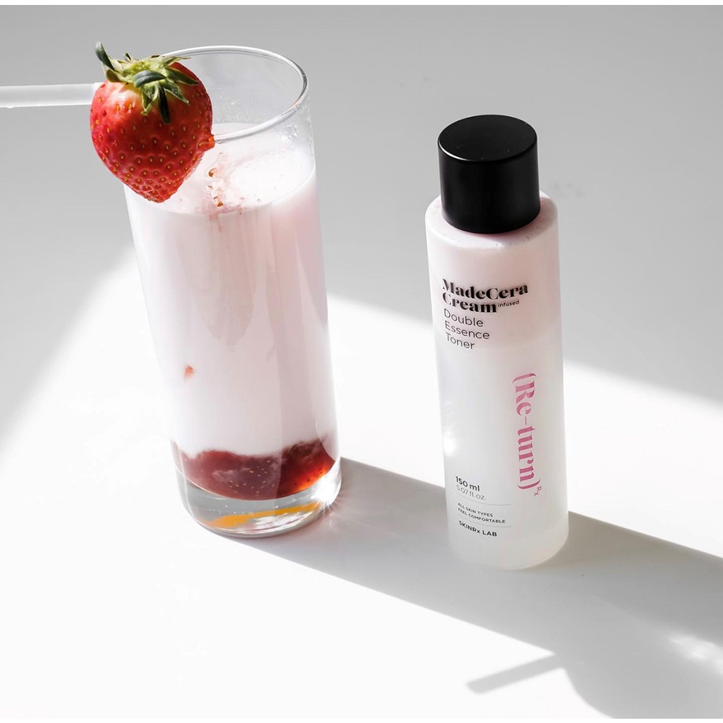 Nước Hoa Hồng Dạng Sữa Skinrx Lab Madecera Cream Double Essence Toner (150ml)