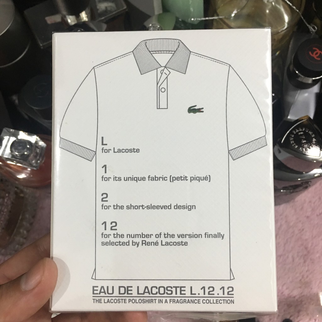 [Mẩu Thử] Nước Hoa Nam Lacoste L.12.12. White