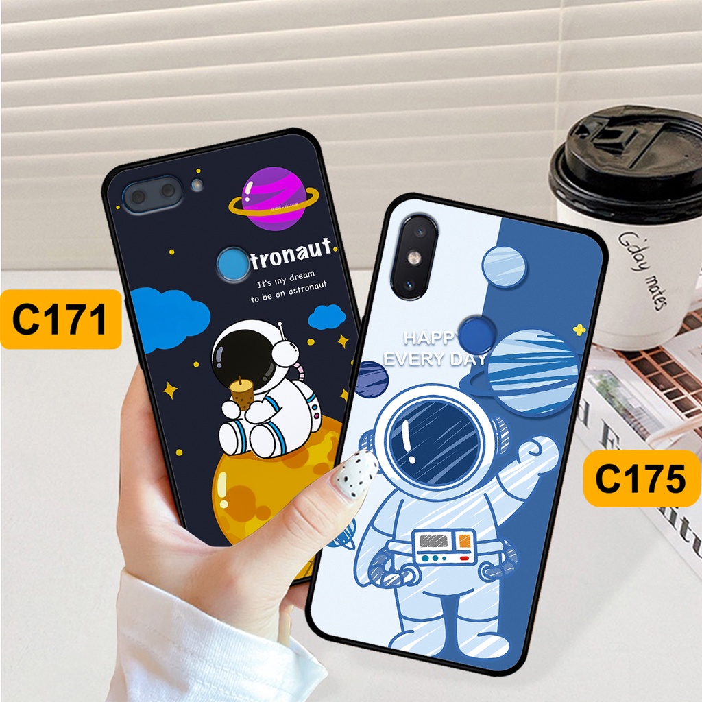 Ốp Xiaomi Mi 8 SE / Mi 8 Lite in hình astronaut, phi hành gia vũ trụ hottrend, độc đáo, cá tính.