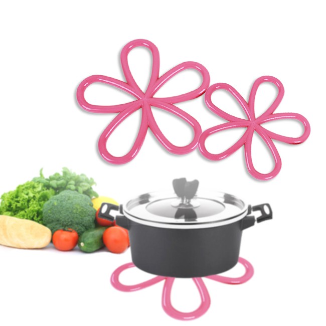 Lót nồi silicon hình hoa