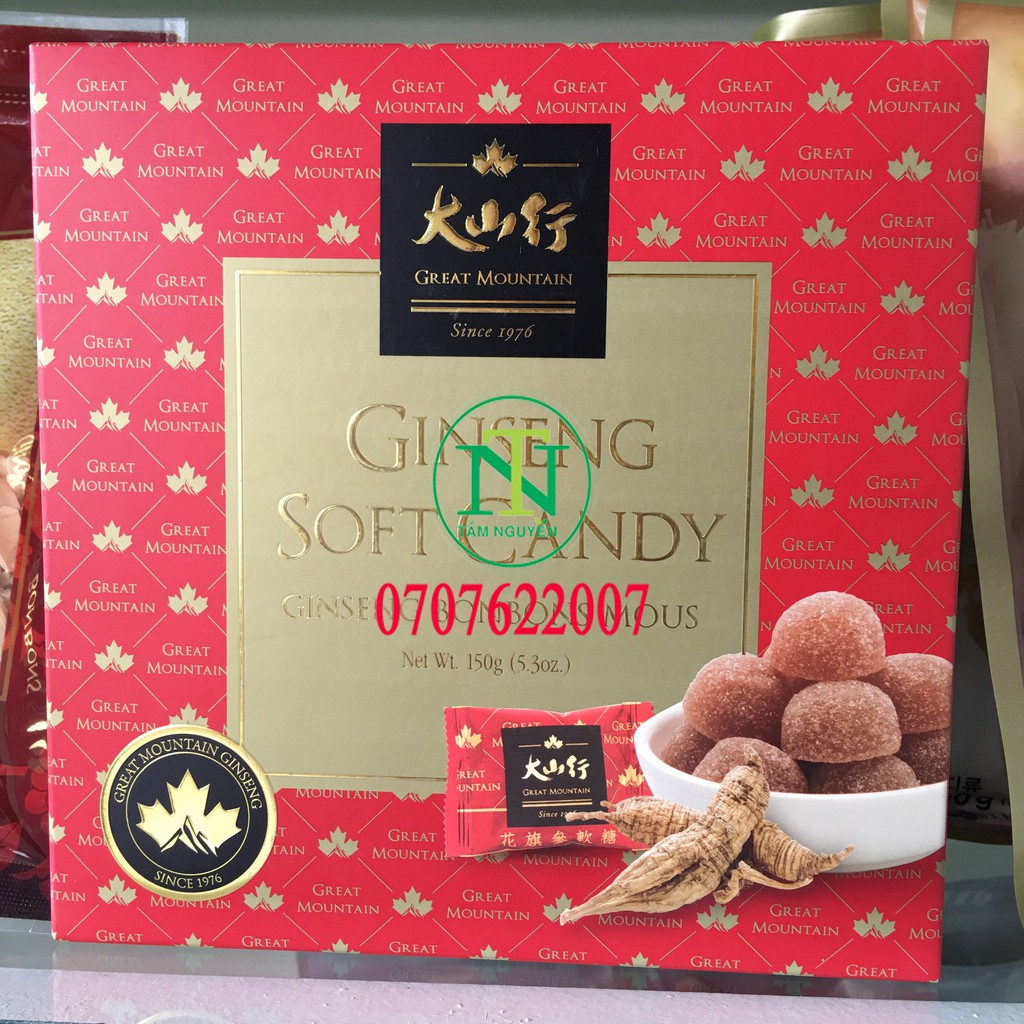 Kẹo nhân sâm Canada