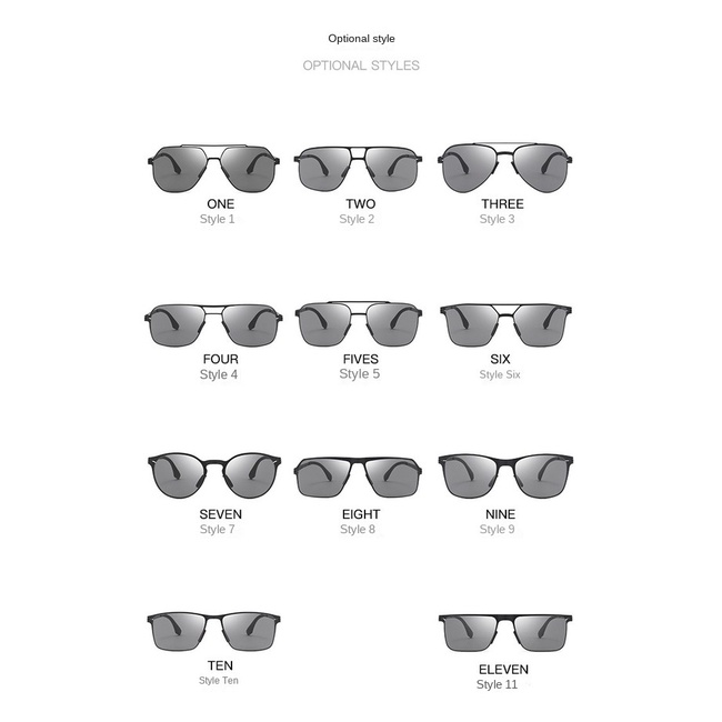 Kính Mát Câu Cá Nam Chống Nắng HD Mới