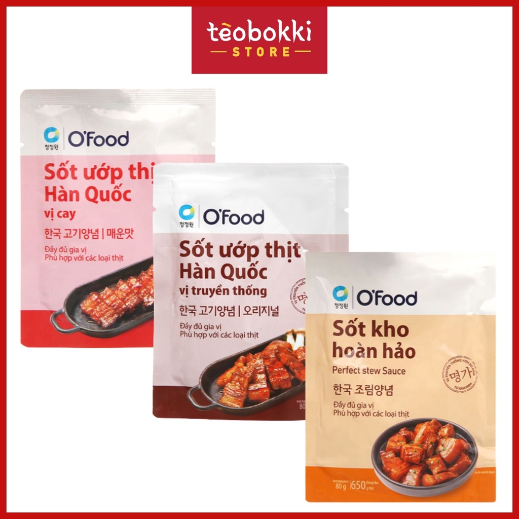 Sốt ướp thịt Hàn Quốc Ofood 80g