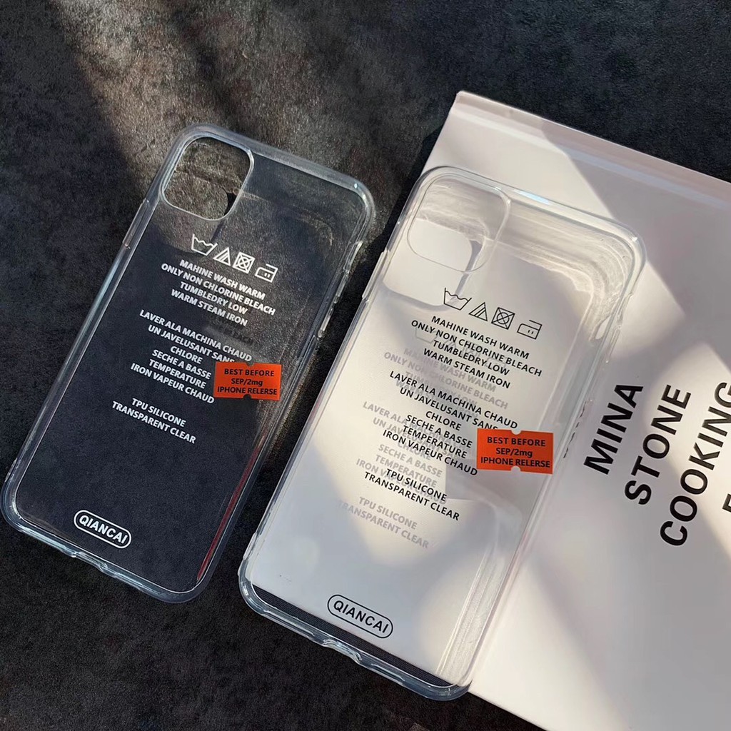 Ốp điện thoại dẻo in hình mác áo nền trong suốt độc đáo cho IPhone11 11Pro Max 7Plus 8 X XR XS Max | BigBuy360 - bigbuy360.vn