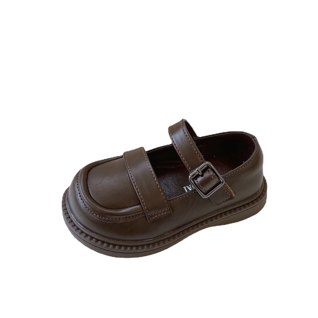 Giày sandal Bằng Da Phong Cách Anh Quốc Thời Trang Mùa Xuân Dành Cho Bé Trai Tập Đi 2022