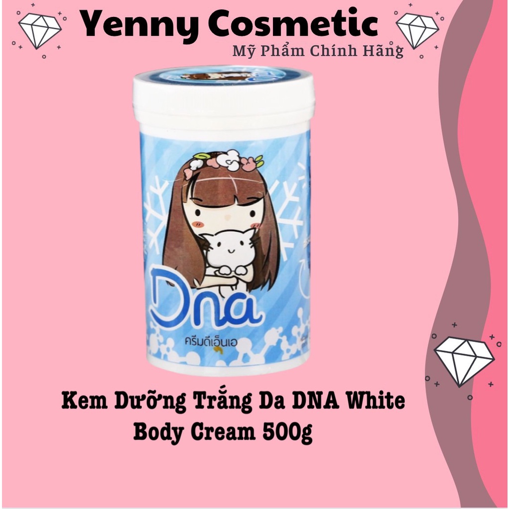 Kem dưỡng siêu trắng da Sweety Skin DNA White Body Cream 500g