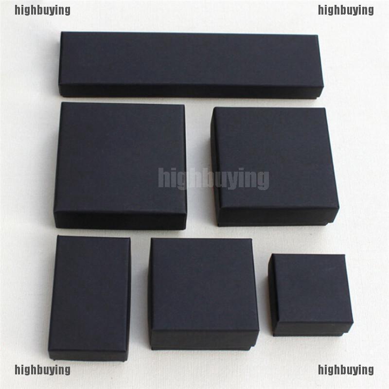 Hộp Giấy Đen Đựng Trang Sức