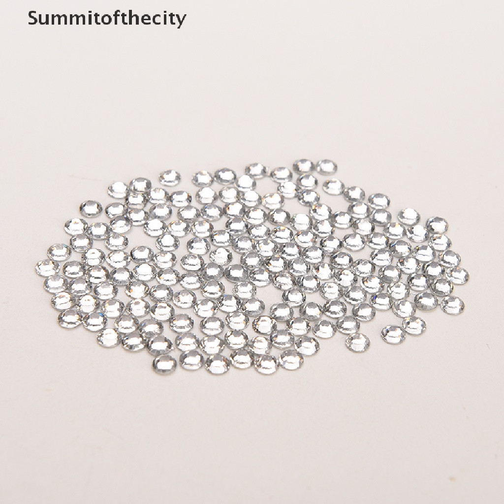 Set 1000 Hạt Pha Lê Tròn 4mm Tự Trang Trí Móng Tay Mới