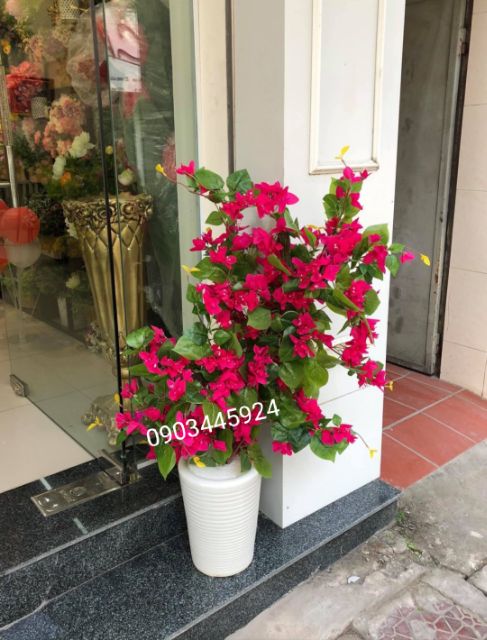 Cành Hoa Giấy cao 1m2 Cao cấp- Hoa giả