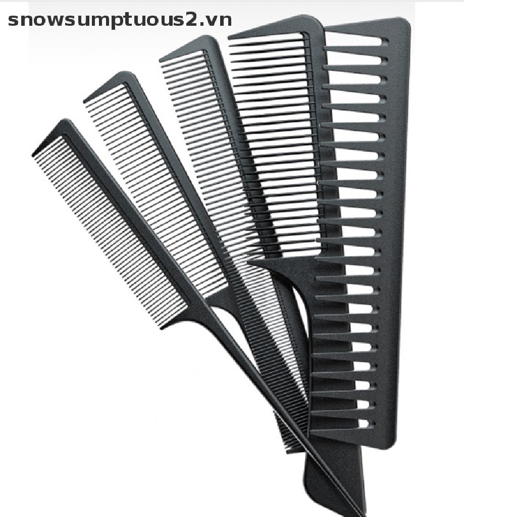 [Hàng mới về] Lược Chải Tóc Bằng Sợi Carbon Chuyên Nghiệp Cho Salon