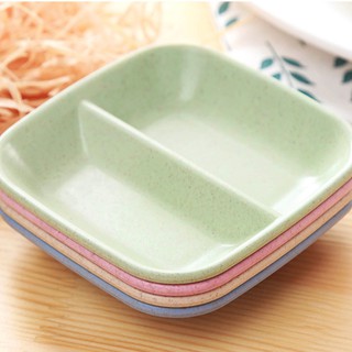 Chén Đựng Nước Chấm Gia Vị Nhựa Lúa Mạch 2 Ngăn