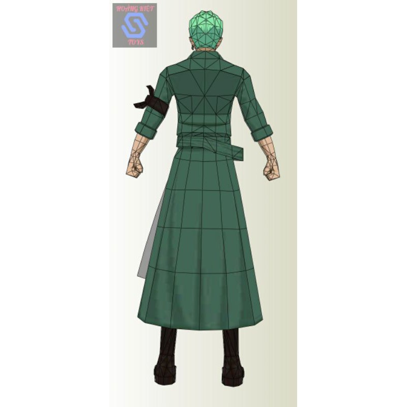 Mô hình giấy anime Roronoa Zoro