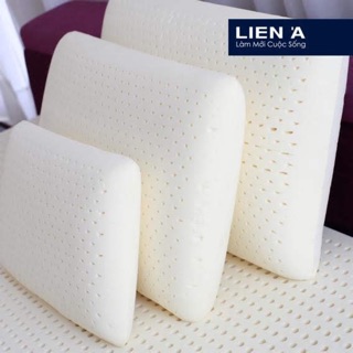 Gối cao su oval 45x65cm liên á