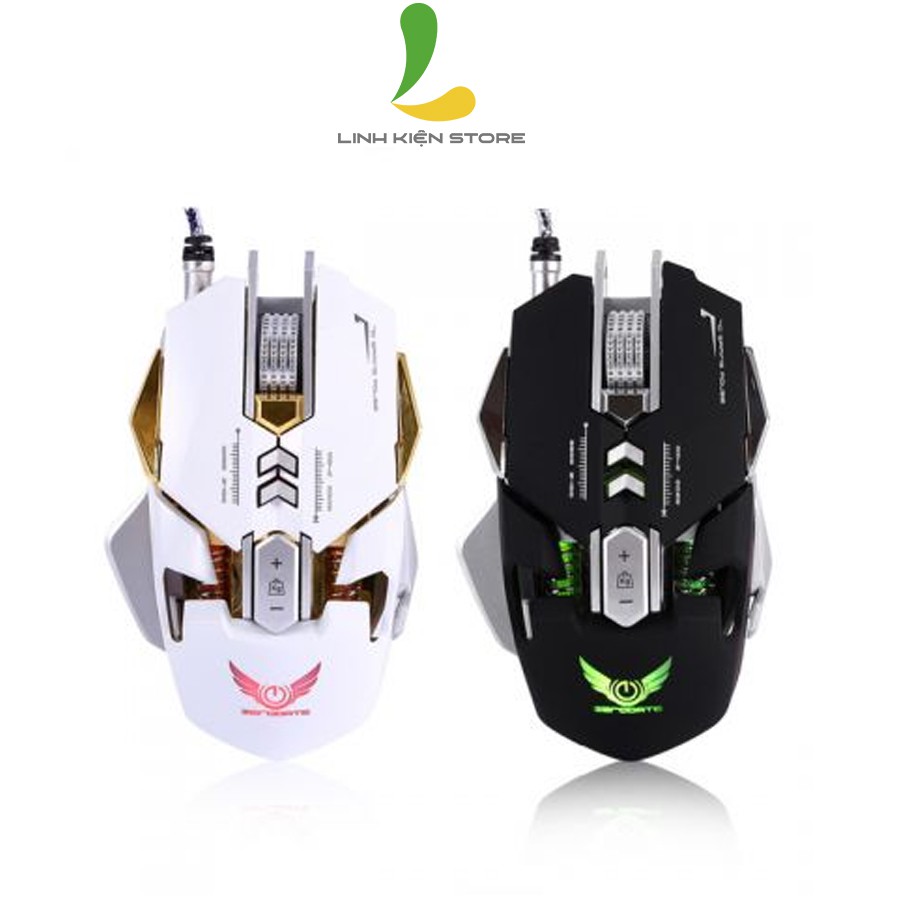 Chuột gaming Zerodate X400GY / Chuột chơi Game Zerodate X300 - hiệu ứng led nhiều màu