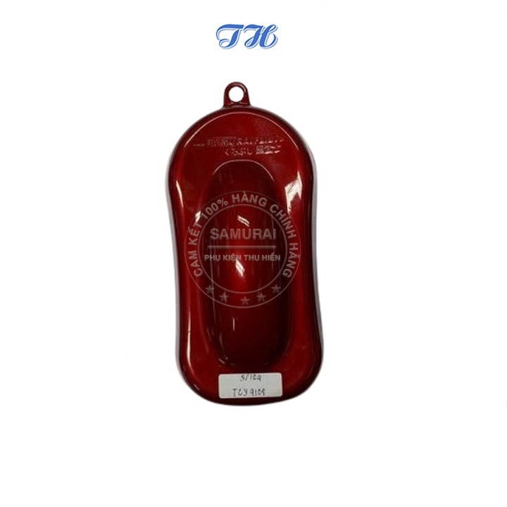 Sơn samurai UCY9108* + TCY9108** , sơn xe máy màu đỏ đậm kim loại hệ thống màu 2 lớp