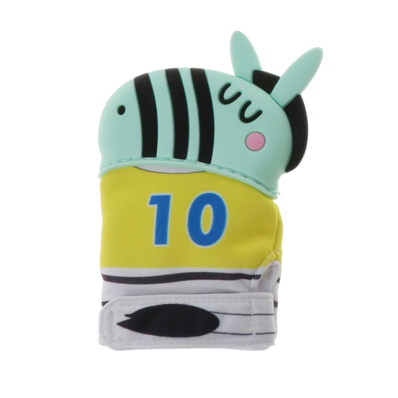 Găng Tay Họa Tiết Ngựa Vằn Xinh Xắn Dành Cho Bé Mọc Răng