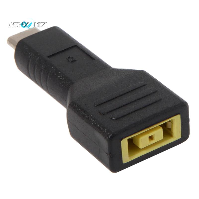 LENOVO Giắc Chuyển Đổi Từ Giác Cắm Chữ Nhật Sang Cổng USB-C Type-C Cho Laptop Điện Thoại