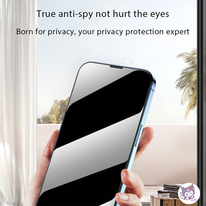Kính cường lực chống nhìn trộm cho Redmi 10 9T 9 Redmi Note 11 10 9 9s 8 Pro Xiaomi Mi 11 Lite
