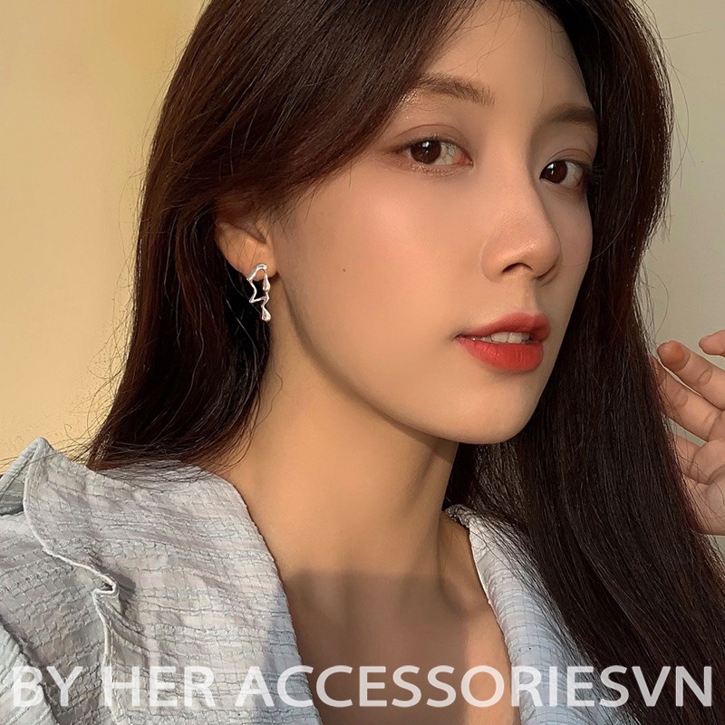 Khuyên tai bông tai hình trừu tượng cá tính Her Accessories H81