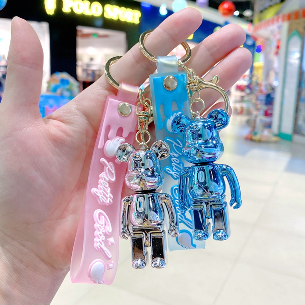 Móc Khóa Hình Gấu Bông Bằng Acrylic Dễ Thương