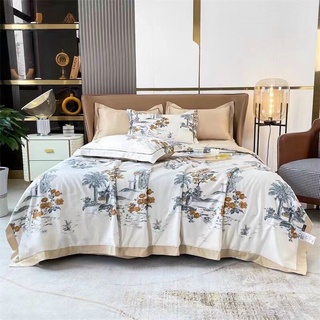 Bộ Chăn Ga Gối 5 Món Lụa Thái, Chăn Lụa Thái Mềm Mát