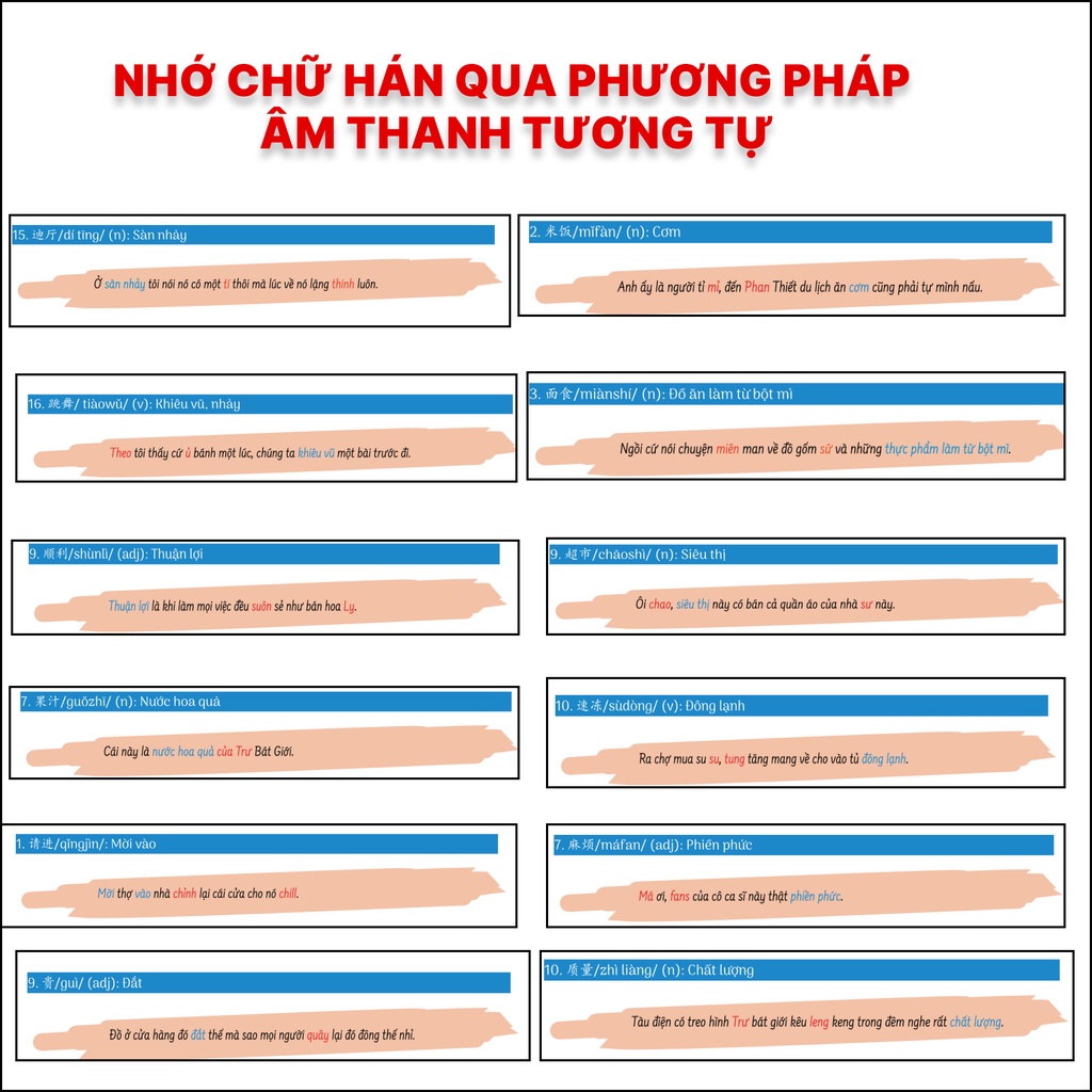 Sách Hack Não Chữ Hán Tiếng Trung - Siêu ghi nhớ chữ Hán theo bộ thủ, mẹo nhớ và âm thanh tương tự