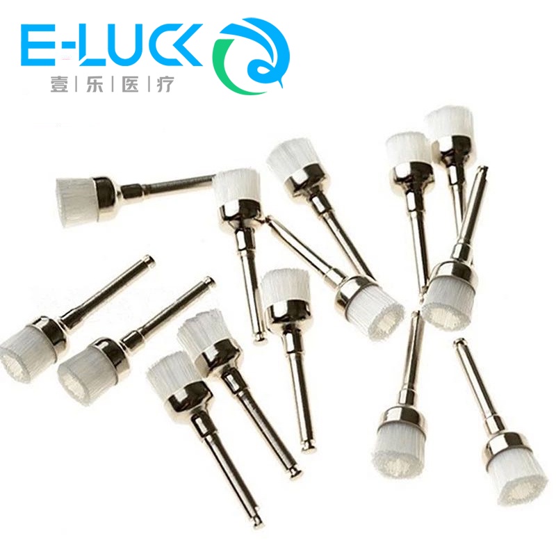 Set 100 Cọ Đánh Bóng Răng Đầu Lớn Màu Trắng/Đen