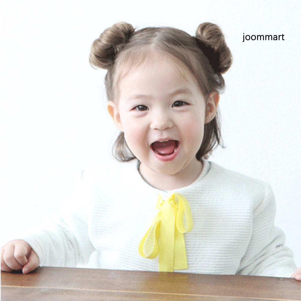 (Hàng Mới Về) Búi Tóc Giả Hình Bánh Donut Xinh Xắn Dành Cho Bé Gái | BigBuy360 - bigbuy360.vn