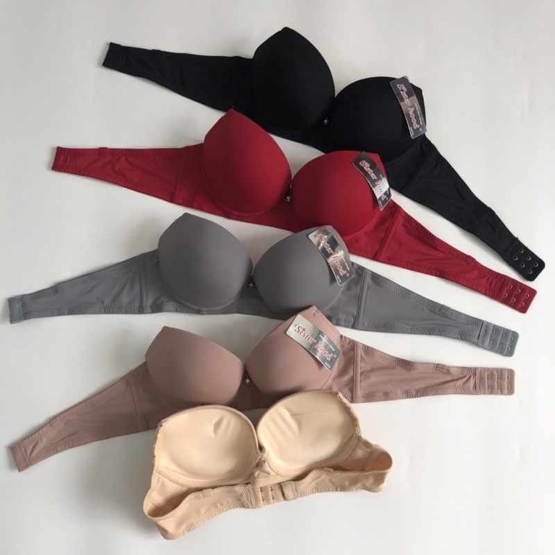 Áo lót nữ đệm dày Thái lan sister hood 2354 có gọng nâng ngực size 34, size 36 cho ngực nhỏ