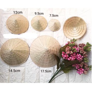 NÓN LÁ TRANG TRÍ- size đường kính trong hình từ 8.000đ-18.000đ