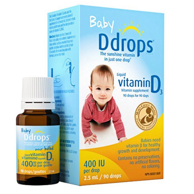 Vitamin D3 Ddrop Mỹ